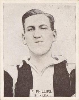 1933 Wills's Victorian Footballers (Large) #39 Fred Phillips Front